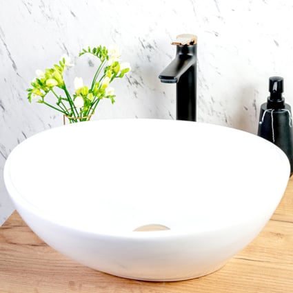 Νιπτήρας Desna Oval White 